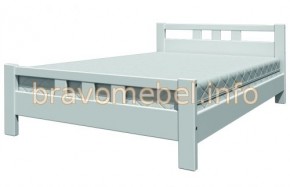 ВЕРОНИКА-2 Кровать из массива 900 (Белый античный) в Тарко-Сале - tarko-sale.mebel-74.com | фото