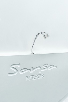 Зеркало Gia 75 white с подсветкой Sansa (SGa1044Z) в Тарко-Сале - tarko-sale.mebel-74.com | фото