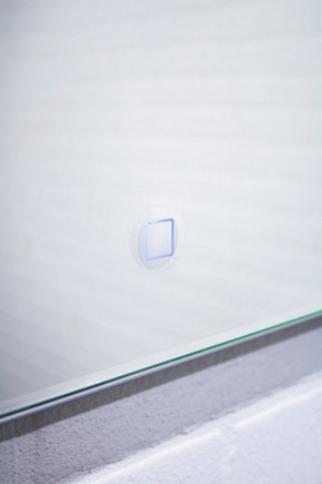 Зеркало Quadro 100 alum (линза) с подсветкой Sansa (SQL1030Z) в Тарко-Сале - tarko-sale.mebel-74.com | фото