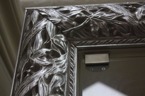 Зеркало Тиффани Premium черная/серебро (ТФСТ-2(П) в Тарко-Сале - tarko-sale.mebel-74.com | фото